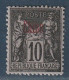 CHINE - N°5 * (1894-1900) 10c Noir Sur Lilas (II) N/U - Unused Stamps