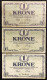 Danimarca Danmarks 1 Krone 1921 Pick#12F + G + H LOTTO 4814 - Danemark