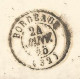Lettre, Préphilatélie, Précurseurs XIX E Siècle, 1845, TONNEINS, BORDEAUX, 5 Scans - 1801-1848: Précurseurs XIX
