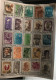 Delcampe - 985+ India Early To Mostly Used Collection Of All Diff. Stamps1988 Mounted In Approval Book Including States Variety See - Collezioni & Lotti