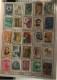 Delcampe - 985+ India Early To Mostly Used Collection Of All Diff. Stamps1988 Mounted In Approval Book Including States Variety See - Collezioni & Lotti