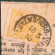 LUXEMBOURG1883 5c Dent.13 Bande Journal/imprimé>missionnaire Grande Riviére Newfoundland Canada(missionary Wrapper Cover - 1859-1880 Armoiries