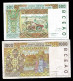 AFRIQUE DE L'OUEST - Lot De 2 Billets - 500 F Et 1000 F - États D'Afrique De L'Ouest