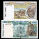 AFRIQUE DE L'OUEST - Lot De 2 Billets - 1000 F Et 5000 F - États D'Afrique De L'Ouest