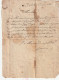 Delcampe - 1830 - Marque Postale UZES, Gard Sur Lettre Pliée Avec Correspondance Vers GATTIGUES - 1801-1848: Vorläufer XIX