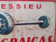 Delcampe - Ancienne Plaque Tôle Publicitaire Essieu Agraicas Agence Marseille 1954 - Automobile