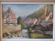 Tableau Paysage D'Alsace Ville De Kaysersberg - Olieverf