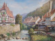 Tableau Paysage D'Alsace Ville De Kaysersberg - Huiles