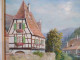 Delcampe - Tableau Paysage D'Alsace Ville De Kaysersberg - Oelbilder