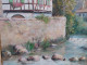 Delcampe - Tableau Paysage D'Alsace Ville De Kaysersberg - Oils