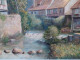 Delcampe - Tableau Paysage D'Alsace Ville De Kaysersberg - Oelbilder