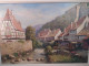Delcampe - Tableau Paysage D'Alsace Ville De Kaysersberg - Oleo