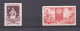 Chine 1954 , La Serie Complete Séance Du Congrès National, 2 Timbres Neufs , 261 – 262  - Neufs