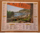 1972 Calendrier Du Département De L'Aube - Savoie En Hiver, Chalets, Montagnes - Villefranche Sur Mer, Port, Bateaux - Formato Grande : 1971-80