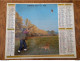 1975 Calendrier Du Département De L'Aube - Saint Amant, Chasseur, Chien - Tant Vaut "tien" Que Chose Promise (Villon) - Big : 1971-80