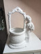 Porte Vase Ancien En Céramique Hauteur 32 Cm X 22 Cm - Vasi