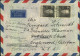 1954, 40 Pfg. Berühmte Männer Im Paar Auf Luftpost Nach USA  - Autres & Non Classés