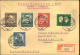 1953, Wohlfahrt Komplett Mit Zusatz Auf R-Brief Ab DÜSSELDORF - Usados