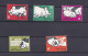 Chine 1960 La Série Complète 546 à 550 Pigs / Cochons, 5 Timbres , Scan Recto Verso - Usati