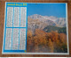 1979 Calendrier Du Département De L'Aube Préalpes De Digne Les Feuilles Qui Gisaient Dans Le Bois Solitaire Victor Hugo - Groot Formaat: 1971-80