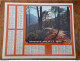 1977 Calendrier Du Département De L'Aube - Forêt De Cervello, Venaco (Corse) - Prélude De L'Hiver, Montagne - Grossformat : 1971-80