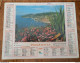 1985 Calendrier Du Département De L'Aube - Villefranche Sur Mer - Hortillonnages Dans La Somme, Barques - Grand Format : 1981-90