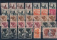 Lot X 4 TB. - Used Stamps