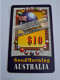 AUSTRALIA  $10,- /GOODMORNING AUSTRALIA / OVERPRINT ASTRATEL / FLAGS/      PREPAID CARD   ** 15543** - Telefone