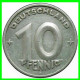 Delcampe - REPUBLICA DEMOCRATICA DE ALEMANIA ( DDR ) 3 MONEDAS DE 10 PFENNING AÑO - 1948 - 1949 - Y - 1950 -   CECA-A - 10 Pfennig