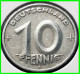 REPUBLICA DEMOCRATICA DE ALEMANIA ( DDR ) 3 MONEDAS DE 10 PFENNING AÑO - 1948 - 1949 - CECA - A - Y - 1950 -   CECA - E - 10 Pfennig