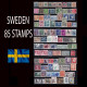 SWEDEN.85 Diferent Stamps.USED - Verzamelingen