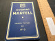 Carnet COGNAC MARTELL - Alcohols