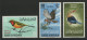 JORDAN N° 25 à 27 (Mi 490 à 492A) POSTE AERIENNE Neufs Sans Charnière ** (MNH) OISEAUX BIRDS TB Aucun Défaut - Jordanien