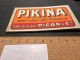 Carnet PICON PIKINA - Alcohols