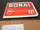 Carnet BONAL - Alcohols