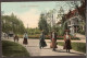 Baarn - Pekingsplein Met Paardenkoets En Meisjes Met Mooie Hoeden - 1908 - Baarn