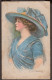 Artiste-CPA Clarence F. Underwood. 1917. Très Jolie Femme En Chapeau.  - Underwood, Clarence F.