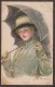 Artiste-CPA Clarence F. Underwood. 1917. Très Jolie Femme En Chapeau.  - Underwood, Clarence F.