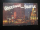 SEATTLE Washington Greetings From Cancel BELLEVUE 1967 To Sweden Postcard USA - Seattle