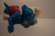 SCHTROUMPFS  -  SCHTROUMPF  NAGEUR  - ( Articulé )- NATATION - - Smurfs