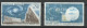 France  N° 1361 Et 1362  Télécommunications Spatiales Bleu Clair  Neufs  ( *)    B/ TB  Voir Scans Soldes ! ! ! - Unused Stamps