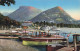 Lugano Riva Vincenzo Vela E Collina Bateau à Vapeur Battello A Vapore Dampfschiff - Lugano