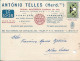 Portugal , 1963 ,  ANTONIO TELLES HERDºS , Lisboa ,  Metallurgical Industry , Foundry, Commercial Mail - Portogallo