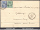 FRANCE LETTRE POUR DIEUZE ALSACE LORRAINE TARIF 30CTS DEPART DE PARIS 07/02/1877 - 1876-1898 Sage (Type II)
