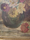 Delcampe - Huile Sur Carton Signée "Nature Morte Au Bouquet De Fleurs " Cadre Bois Doré Datée 1936 - Oils