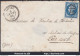 FRANCE EMPIRE N° 14A SUR LETTRE POUR BARRAN GC 2126 LUPIAC + CAD PERLÉ DU 11/06/1859 - 1853-1860 Napoléon III