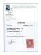 1F Carmin (n°6) Obl. Grille. Cote 1000€. Certificat R. GOEBEL. TTB. - 1849-1850 Cérès