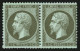 Paire 1c Empire (n°19) Neuf (1 Ex. ** + 1 Ex. *). Superbe. - 1863-1870 Napoleon III With Laurels