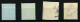 Oblitérations Centrales 1c (n°19) Pd T.22 STEENBERCK , N°20 T.16 MATIGNON, N°20 T.15 MULHOUSE, N°28 T.15 BERGUES. Superb - 1863-1870 Napoléon III Con Laureles