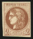2c BORDEAUX (n°40B) Neuf **. Pli De Gomme Imperceptible. Trés Frais. Signé CALVES. Superbe. - 1870 Bordeaux Printing